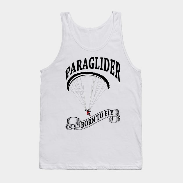 Paraglider Light | New Paragliding | 2 Sided Tank Top by VISUALUV